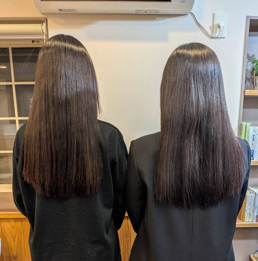 ご紹介でご来店のロングヘアのお客様